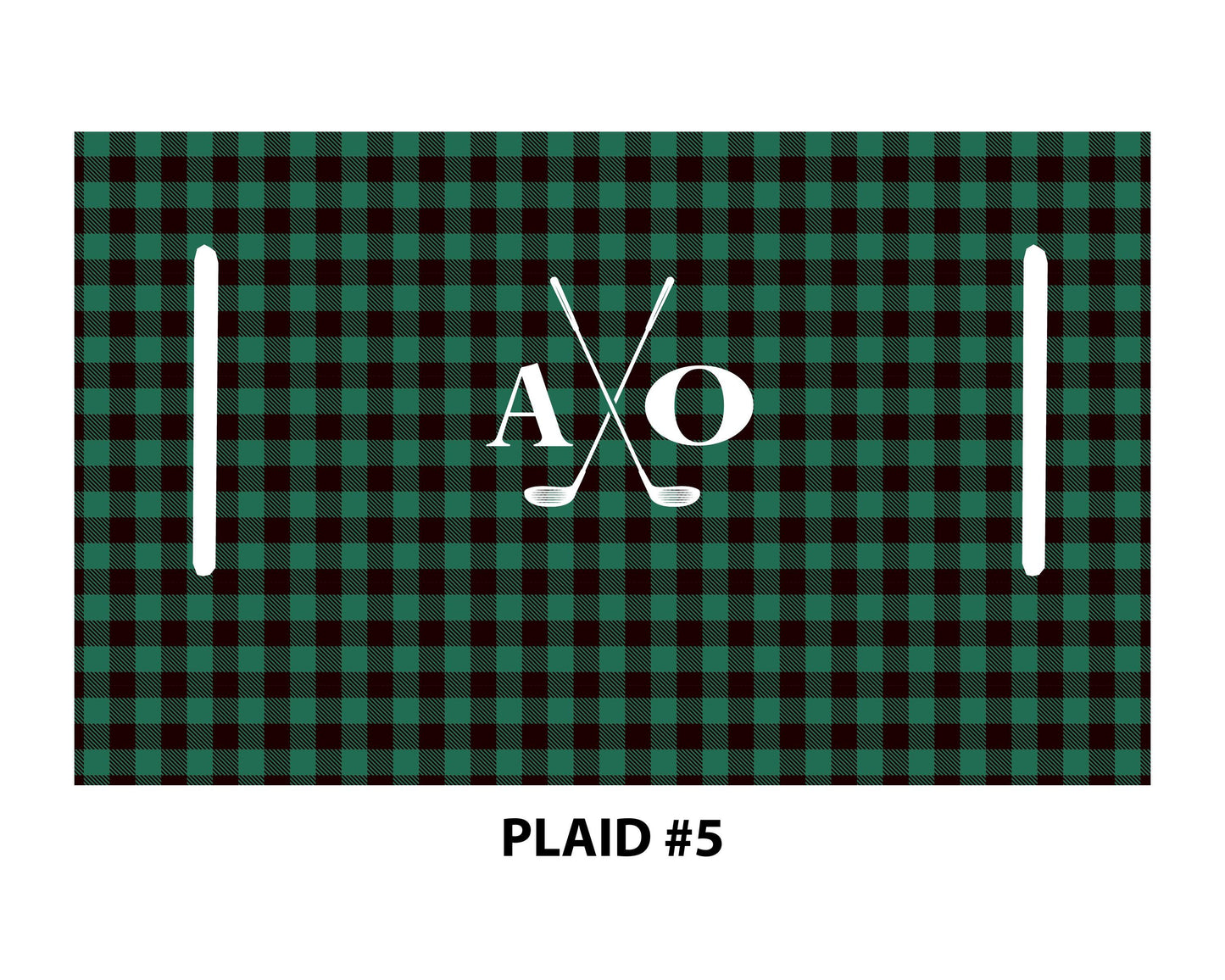 Monogram Personalization Name  Design Premium Cloth Golf Cart Seat Cover