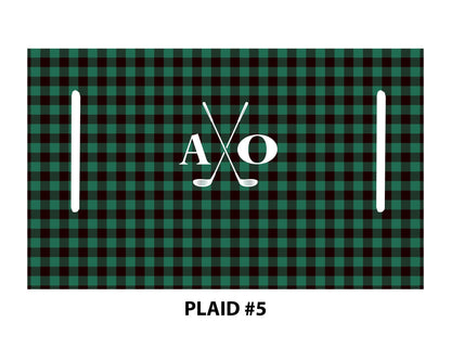 Monogram Personalization Name  Design Premium Cloth Golf Cart Seat Cover