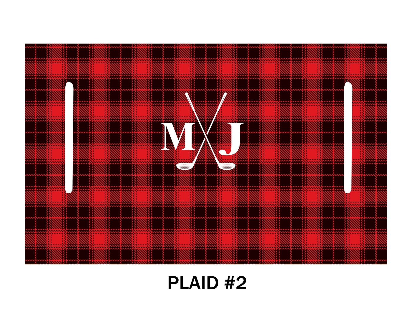 Monogram Personalization Name  Design Premium Cloth Golf Cart Seat Cover