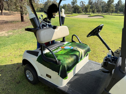 Custom Photo Golf Cart Seat Cover: Personalized Monogram Waterproof Cloth