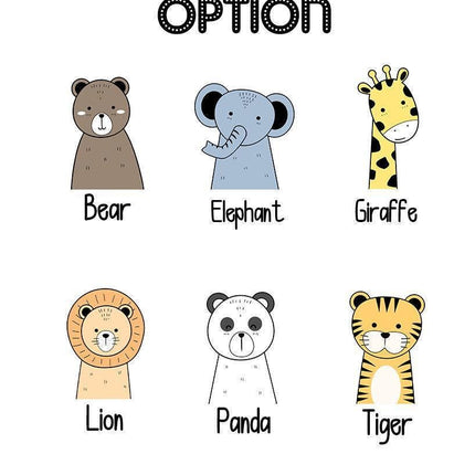 Personalized Kids Hooded Towel: Animal Style Beach Towel
