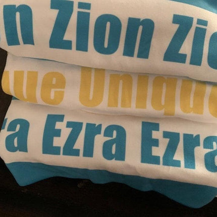 Striped Personalized Beach Towel: Custom Name Vacation Gift
