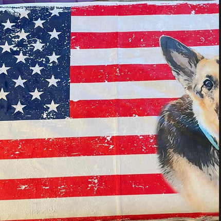 Custom Pet Portrait Beach Towel: Personalized Dog Photo Blanket