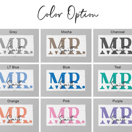 Mr Mrs Beach Personalized Beach Towels