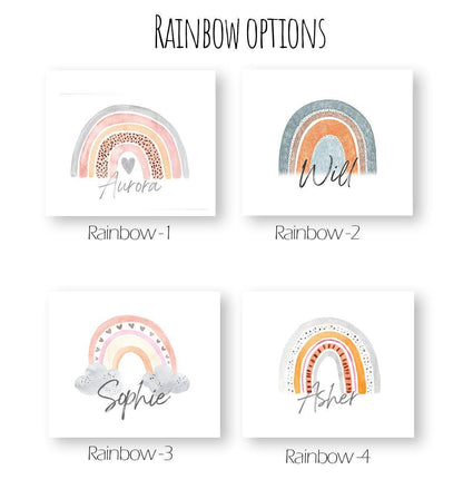 Personalized Rainbow Beach Towel: Custom Name Round Pool Towel