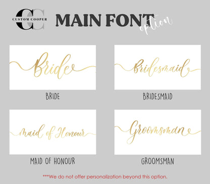 Personalized Bride Beach Towel: Gold Script Honeymoon Gift