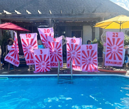 Personalized Smile Face Beach Towel: Custom Name Bath & Pool Towel