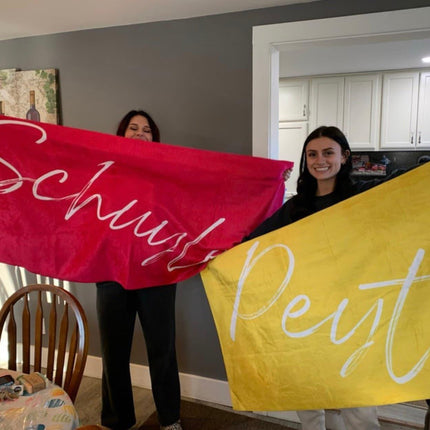 Personalized Beach Towel: Bold Font Custom Name, Soft Cotton Blend
