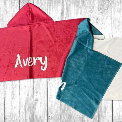 Personalized Beach Towel: Bold Font Custom Name, Vacation Gift