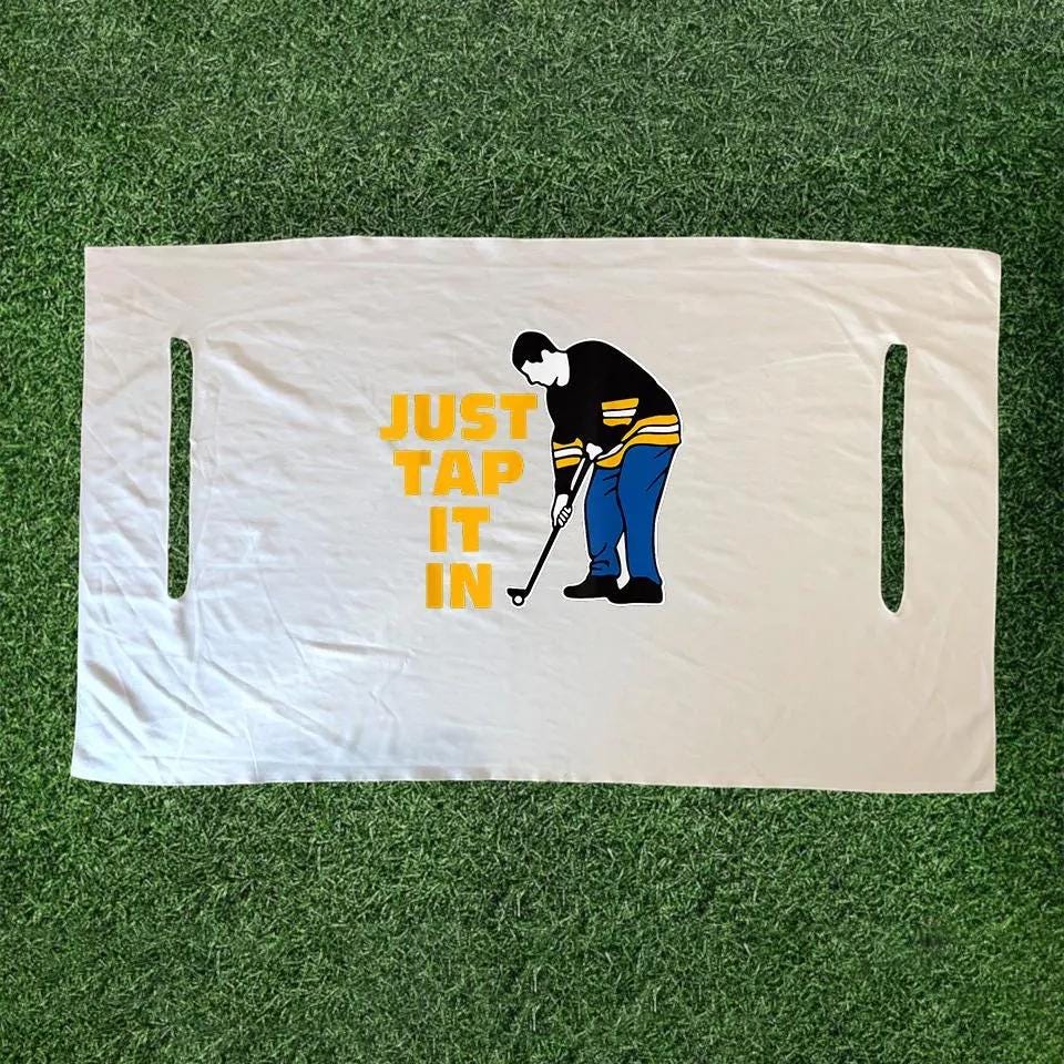 Custom Golf Cart Seat Cover – "Happy Gilmore" Monogrammed Cloth