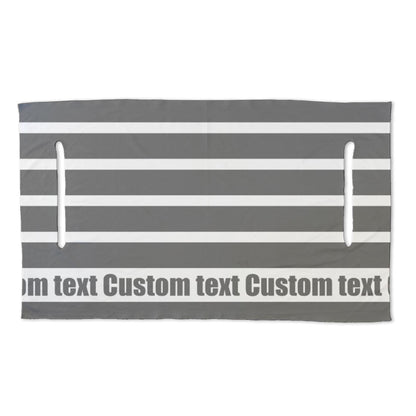 Striped Golf Cart Seat Cover, Cloth, Custom Design