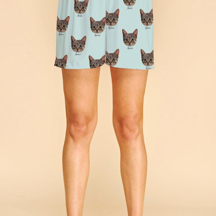 Personalized Pet Photo Pajama, Custom Dog & Cat Portrait PJs, Family Matching Loungewear