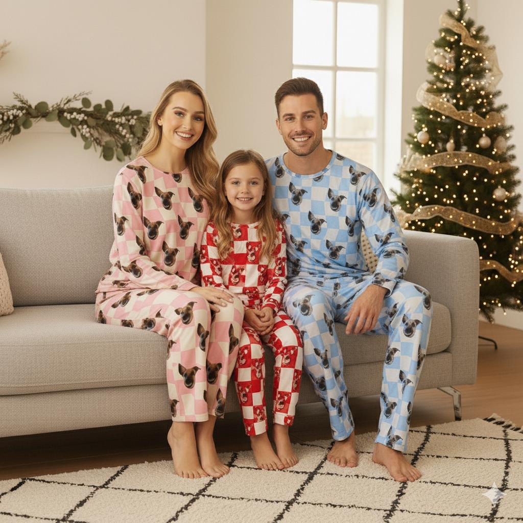 Custom Pet Photo Pajama Pants: Personalized Dog/Cat Gift