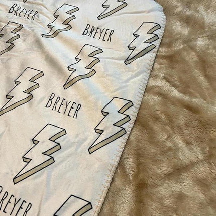 Personalized Kids Minky Blanket: Custom Name, Soft Fleece or Sherpa