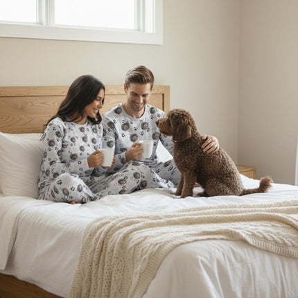 Custom Paw Deaign Pet Portrait Pajama Pants: Personalized Dog or Cat Photo