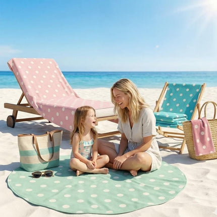 Personalized Kids Hooded Towel with Name | Custom Polka Dot Beach Towel for Toddlers & Kids | Easter Basket Filler Gift | Kids Bath Poncho