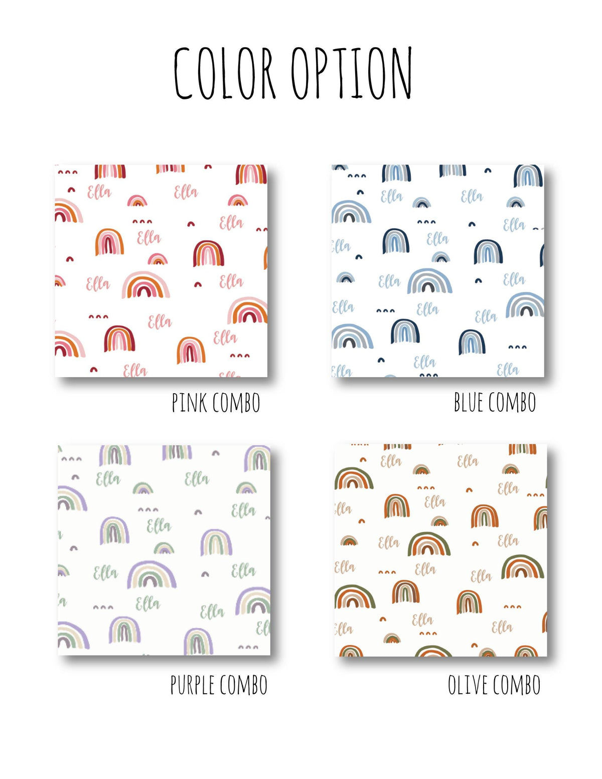 Rainbow Name Personalized Minky Blanket: Plush Fleece Gift