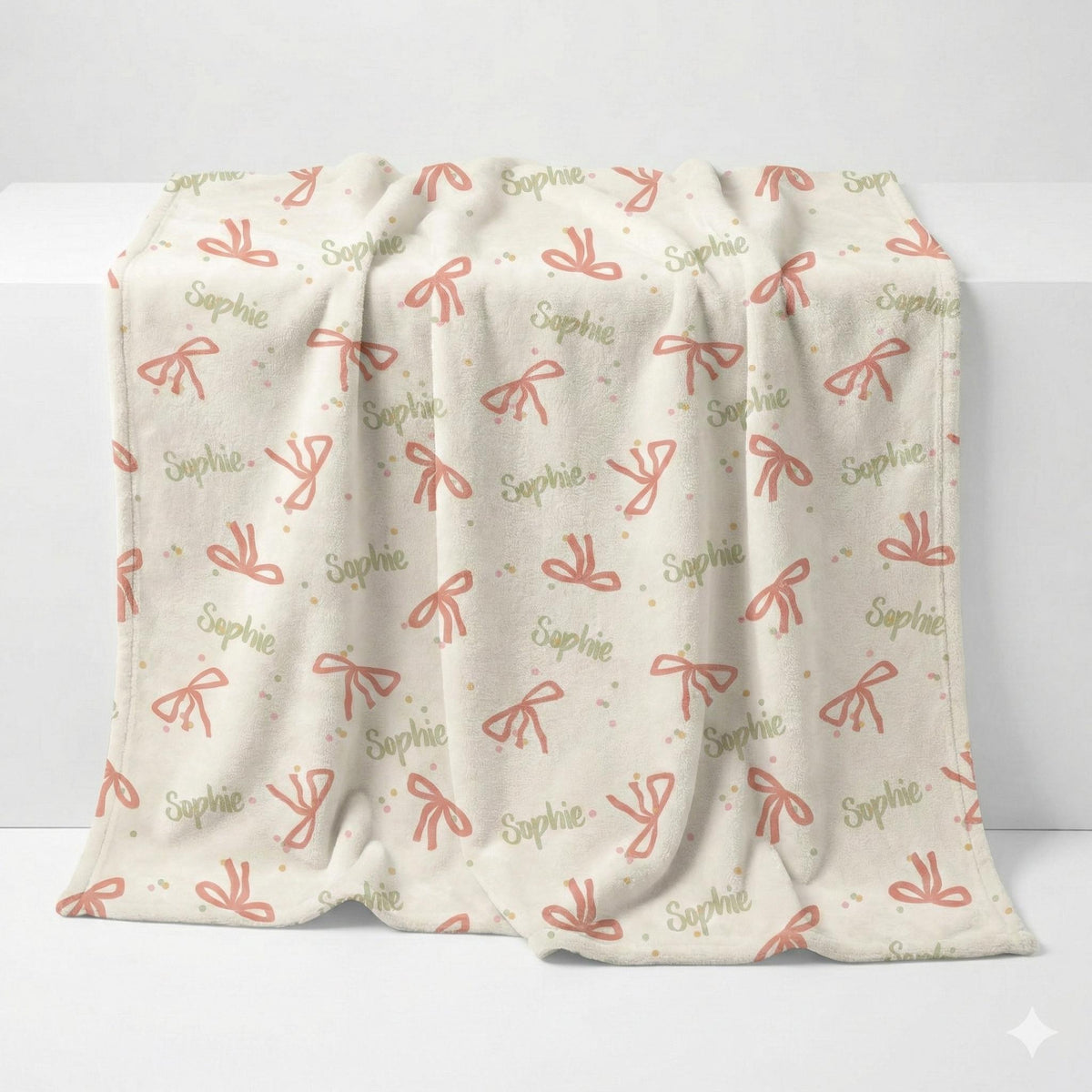 Personalized Strawberry Kids Blanket: Plush Minky or Sherpa, Birthday Gift