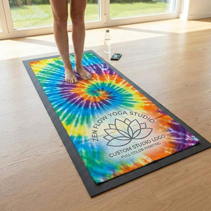 Personalized Glitter Design Large Yoga Mat Towel