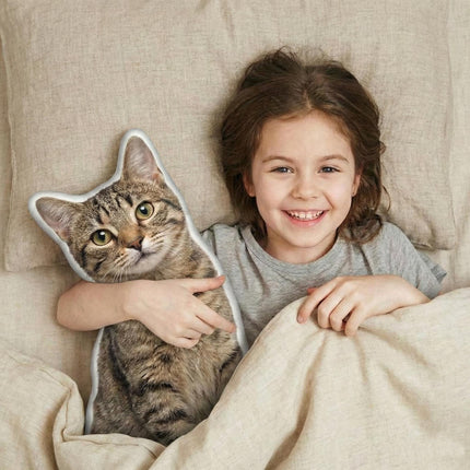 Custom Pet Pillow, Personalized Dog Cat Photo Cushion, Pet Memorial Gift