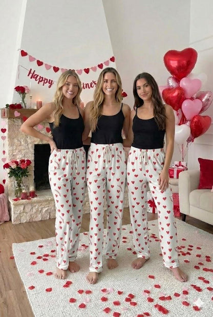 Custom Checker Pajama Pants: Personalized Name, valentine gift