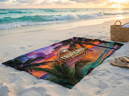 Customized Team Logo Towel: Personalized Cotton Gym Towel
