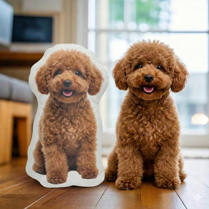 Custom Pet Pillow, Personalized Dog Cat Photo Cushion, Pet Memorial Gift