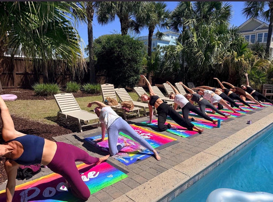 Personalized Tie Dye Beach Towel: Custom Name Bath & Pool Towel