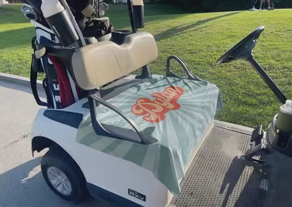 Custom Design Premium Cloth Golf Cart Seat Cover