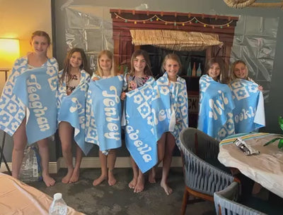 Personalized Beach Towel with Name - Custom Gift for Birthday & Anniversary - New Style Soft Cotton Beach Towel