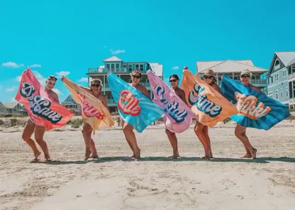 Personalized Kids Hoodie Towel Retro Style Custom Name Bath & Beach Towel Soft Cozy Gift for Kids