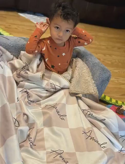 Cool Kids Design Personalize blanket, Minky or Sherpa custom blanket, Baby blanket, Kids Blanket, birthday gift idea