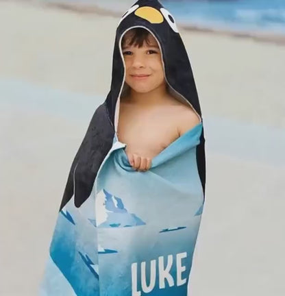 Hooded Towel For Kids, Personalized Hooded Towels for Toddlers, Beach Towel Hoodie, Hooded Beach Towels, Beach Towels for Babies and Toddler
