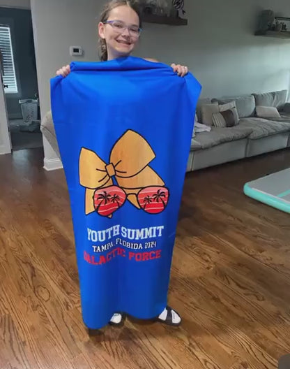 Personalized Sports Team Rally Towel - Custom Gym & Promotional Gift Towel with Logo Design