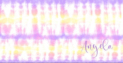 Multi-Color Tie Dye Style Personalize Beach Towel - Personalized Name Bath Towel Custom Pool Towel Beach Towel Name Outside Birthday Gift - CustomCooper