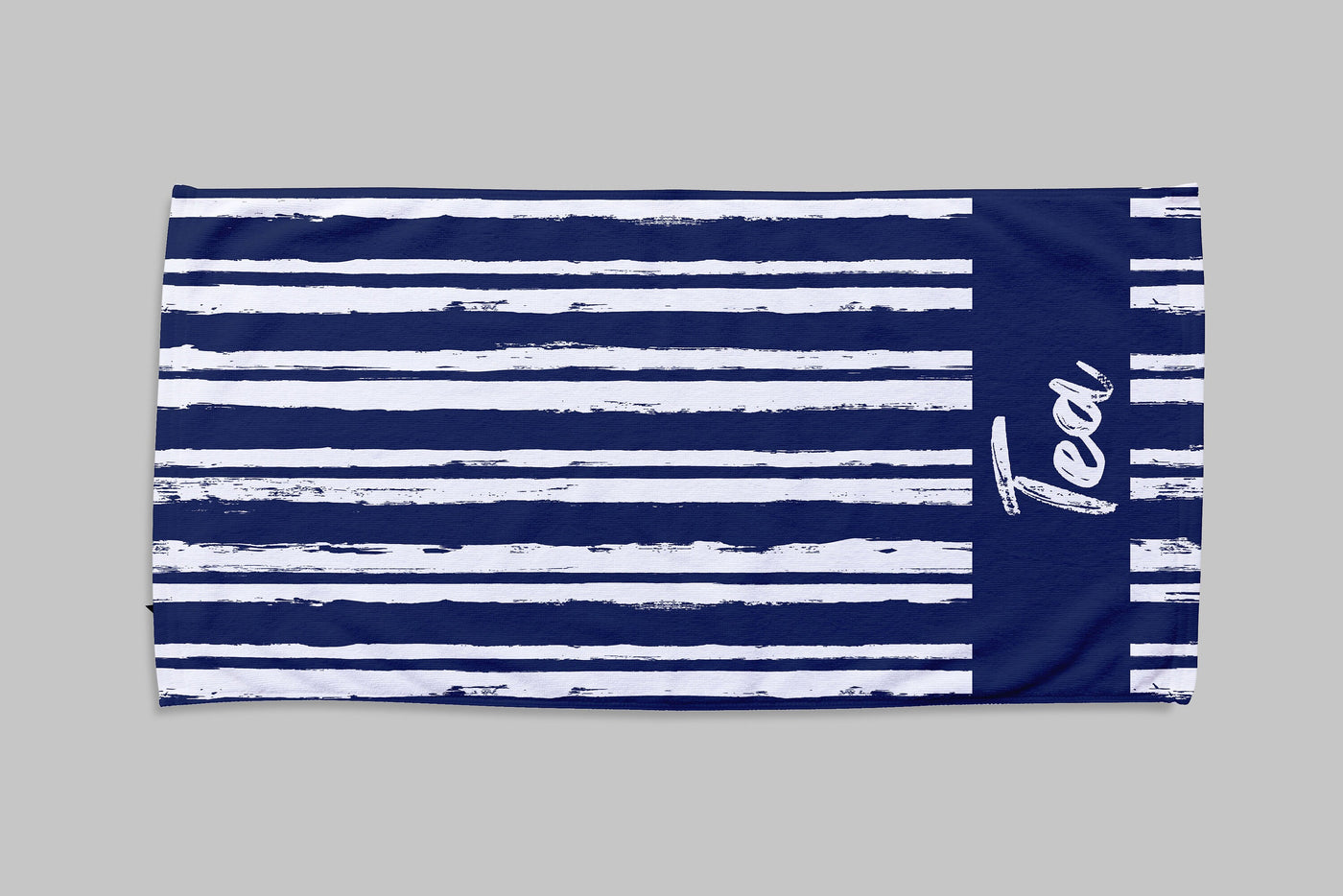 Script Line Style Personalized Beach Towel Personalized Name Bath Towel Custom Pool Towel Beach Towel With Name Outside Birthday Gift - CustomCooper