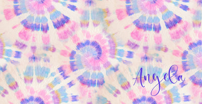 Multi-Color Tie Dye Style Personalize Beach Towel - Personalized Name Bath Towel Custom Pool Towel Beach Towel Name Outside Birthday Gift - CustomCooper