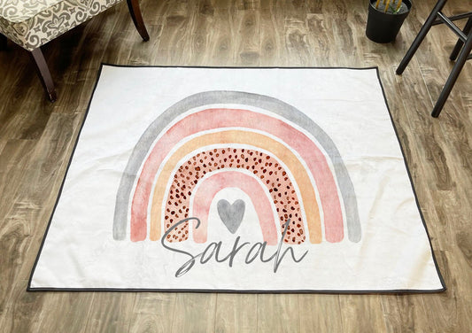 Personalized Water Repellent Picnic Blanket - Made in USA (59"x50")