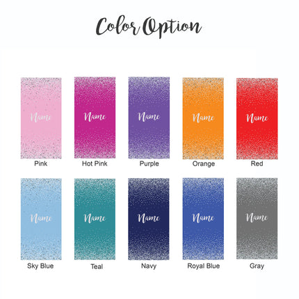 Sparkling Silver Name Personalized Beach Towel Personalized Name Bath Towel Custom Pool Towel Beach Towel With Name Birthday Vacation Gift - CustomCooper