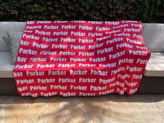 Multi Smile Personalized Blankets with Name for Boys Girls Adult, Sparkling Print Personalized Blankets Gift - CustomCooper