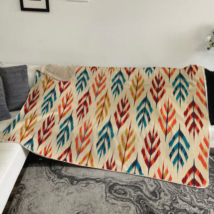 New Forest Design in Scandinavian style on a white background. Scandinavian Leaf pattern - CustomCooper