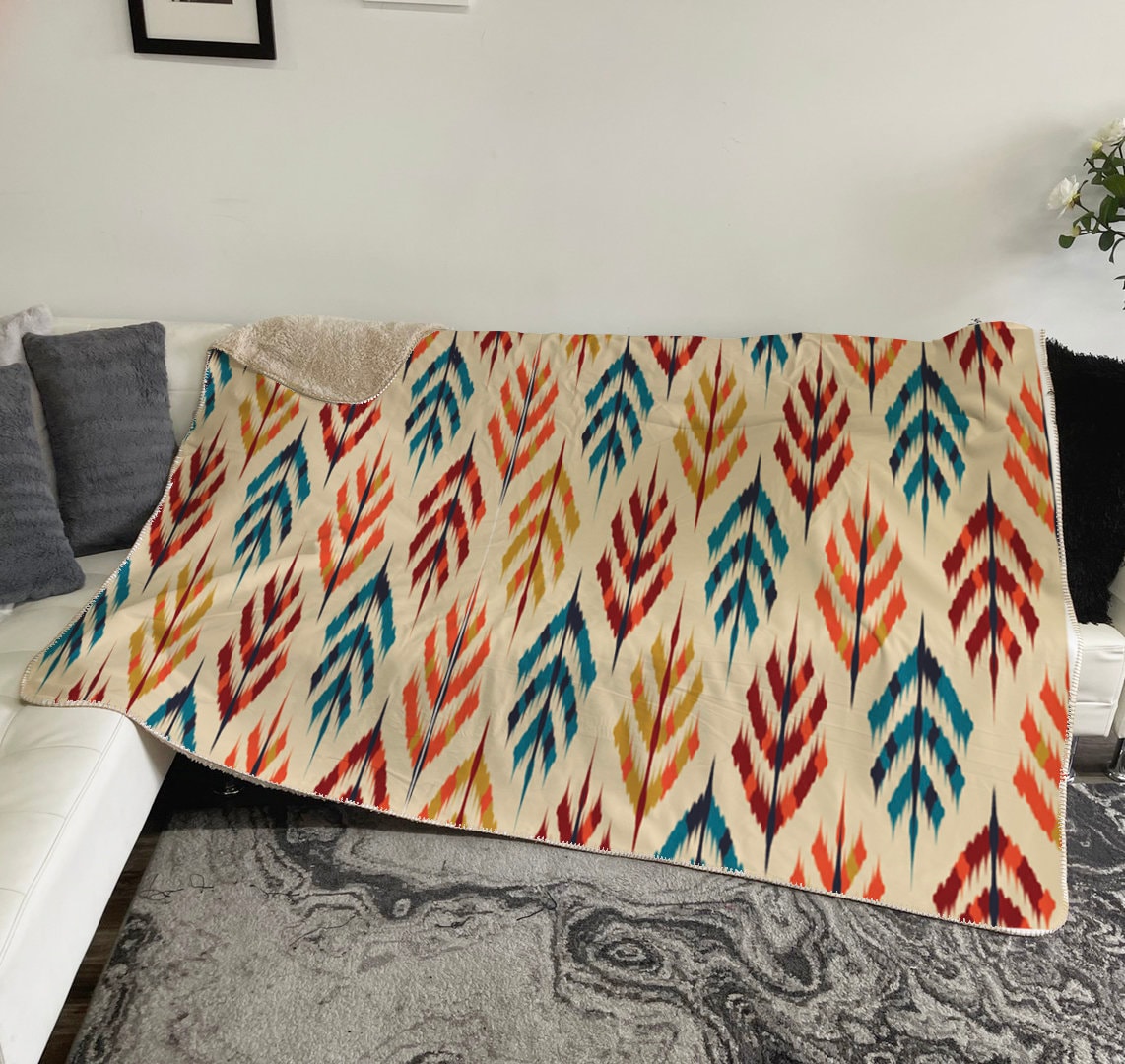 New Forest Design in Scandinavian style on a white background. Scandinavian Leaf pattern - CustomCooper