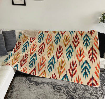 New Forest Design in Scandinavian style on a white background. Scandinavian Leaf pattern - CustomCooper