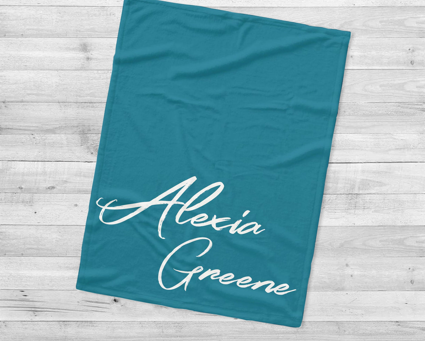 Scripty  Personalized Blankets with Name for Boys Girls Adult, Sparkling Print Personalized Blankets Gift - CustomCooper