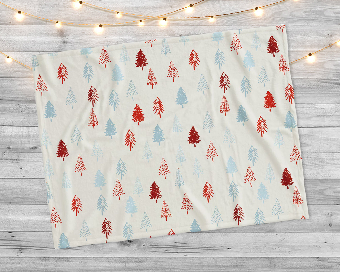 New forest design hand-drawn childish pattern blanket - CustomCooper