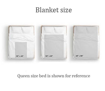 Mr & Mrs Custom Design personalize blanket, Minky or Sherpa custom blanket, Wedding Gift  blanket,  Bridesmaid Gift - CustomCooper