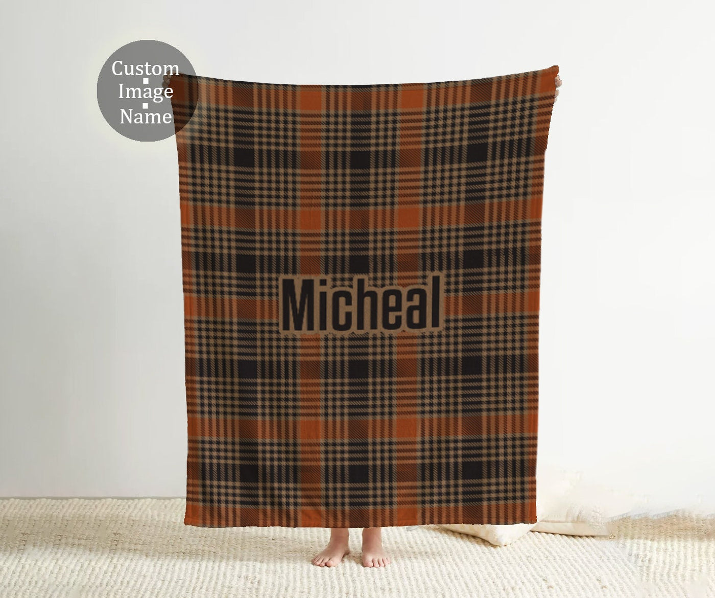 Personalized Design style blanket with Name, Custom blanket gift, Birthday Anniversary Gift - CustomCooper