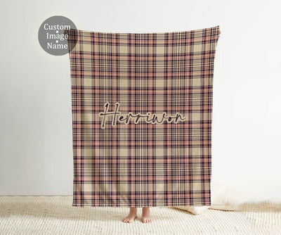 Personalized Design style blanket with Name, Custom blanket gift, Birthday Anniversary Gift - CustomCooper