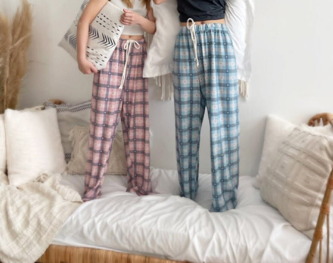 Personalized Pajama Pants, Couple pj pants, monogrammed pajamas, Flannel pjs, Custom monogram pajamas, holiday pjs, Wedding gifts - CustomCooper