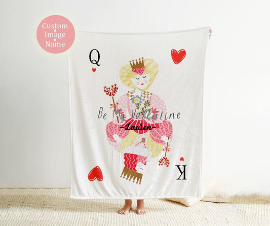 Personalized Valentine's day gift , Love Blanket, Gift for Girlfriend,Gift for boy friend, Anniversary gift , Unique Valentine's gift